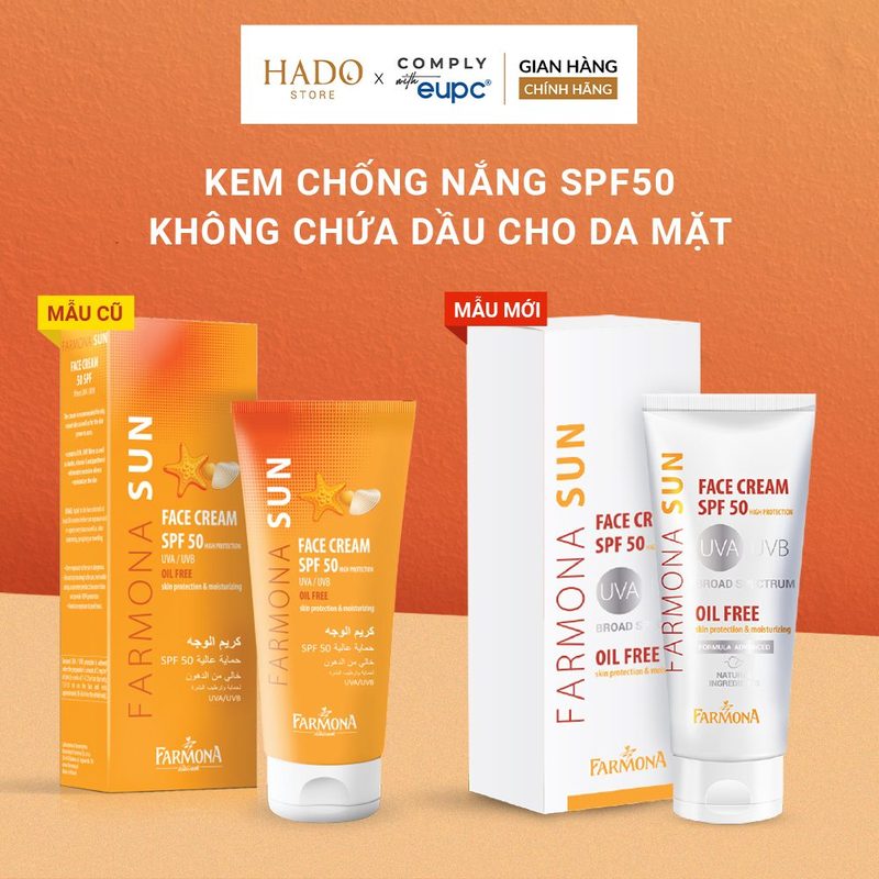 Kem chống nắng không dầu SPF50 cho da mặt Farmona Sun 50ml - ảnh 5