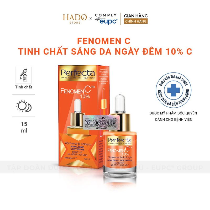 Tinh chất sáng da 10% Vitamin C Perfecta Fenomen C 15ml