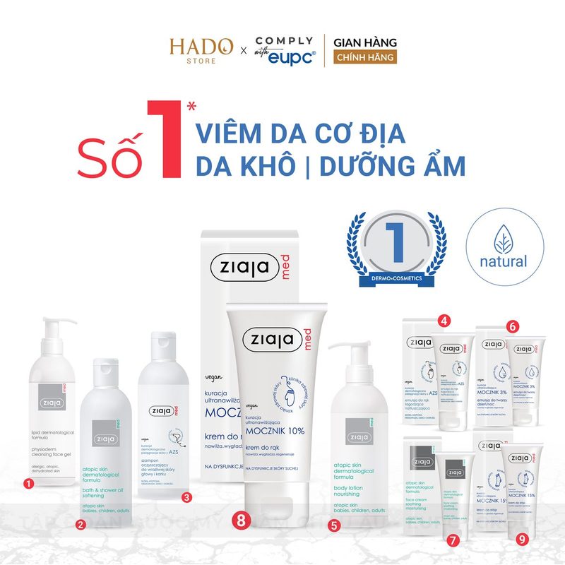 Kem dưỡng mềm da 10% Urê Ziaja Med 100ml - ảnh 5