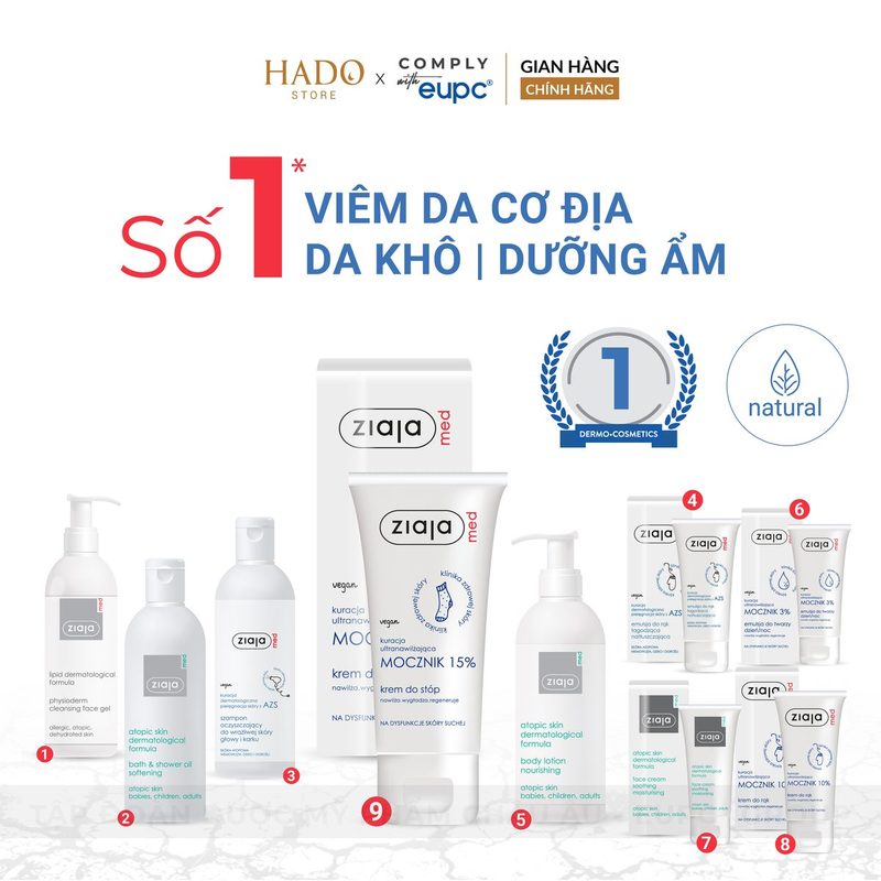 Kem dưỡng mềm da 15% urea Ziaja Med 100ml - ảnh 5