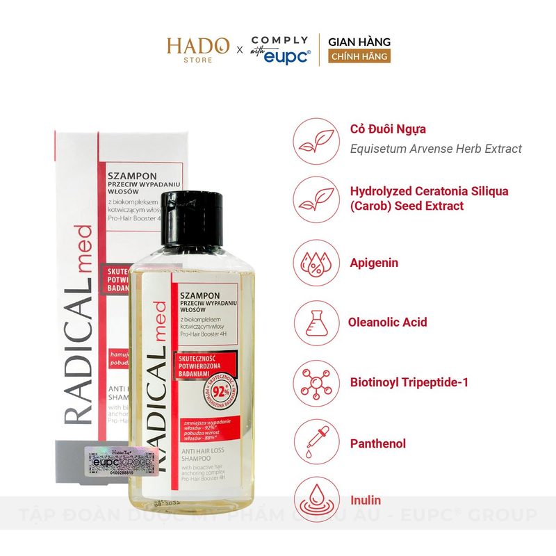 Dầu gội dưỡng tóc giảm gãy rụng Farmona Radical Med 100ml - ảnh 2