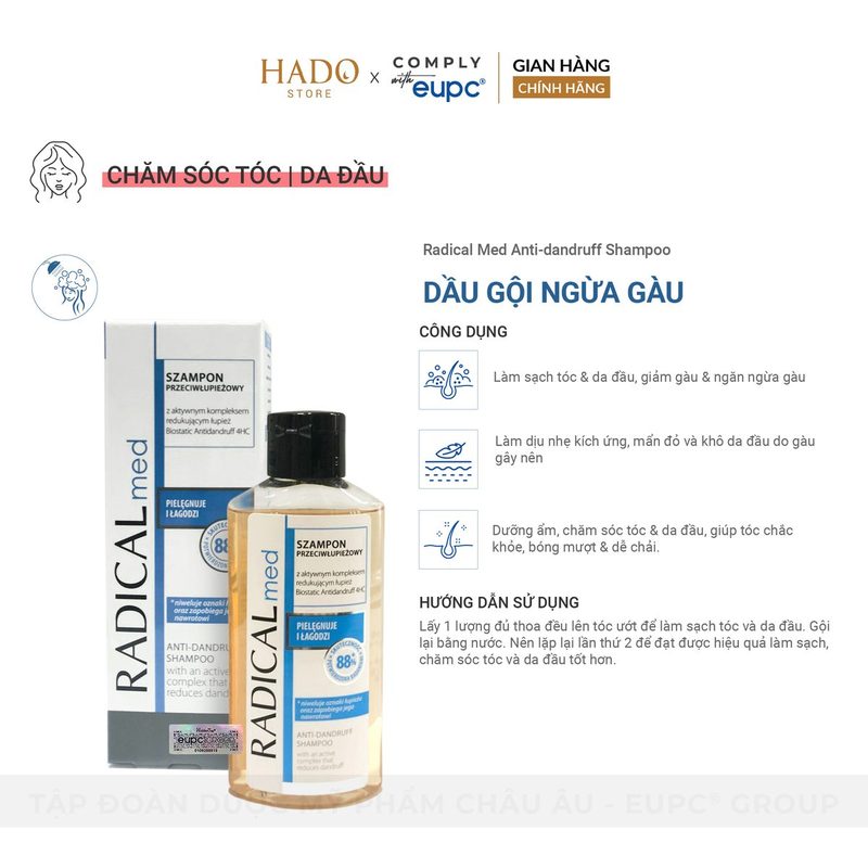 Dầu gội giảm gàu Farmona Radical Med 100ml - ảnh 3