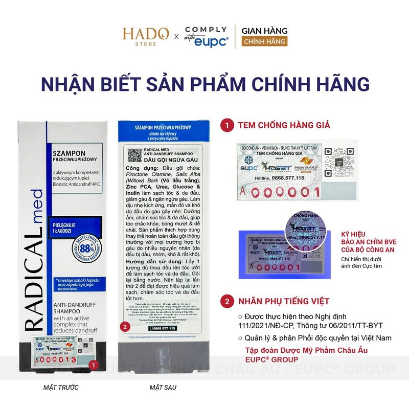 Dầu gội giảm gàu Farmona Radical Med 100ml - ảnh 4